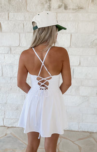 The Athletic Girl White Romper