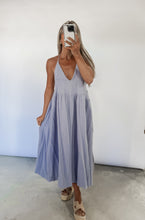 Load image into Gallery viewer, Meet Me At Sunset Gauze Violet Midi Dress