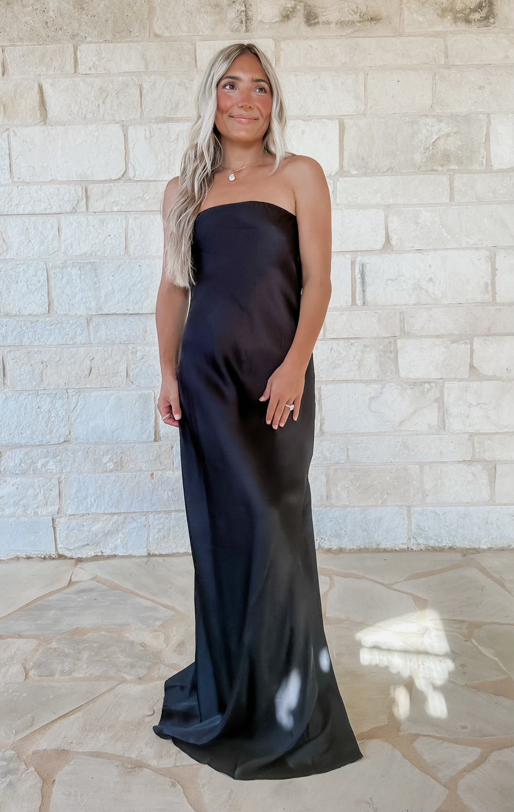 Going Out Strapless Maxi