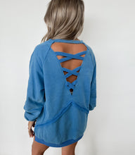 Load image into Gallery viewer, Madi Casual Sweatshirt (cross in back)