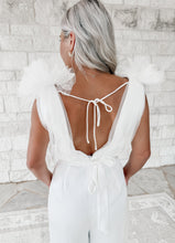 Load image into Gallery viewer, The Night Before Tule White Jumpsuit