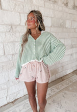 Load image into Gallery viewer, Old Money Striped Sweater Top