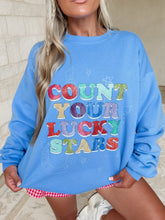 Load image into Gallery viewer, Count Your Lucky Stars Graphic Sweatshirt