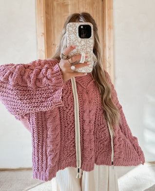 Holly Jolly Chunky Hooded Sweater