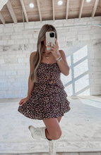 Load image into Gallery viewer, Blissful Blessing Brown Floral Skirt Set (FINAL SALE)