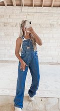 Load image into Gallery viewer, Back In My Prime 90’s Retro Utility Overalls - Medium Wash