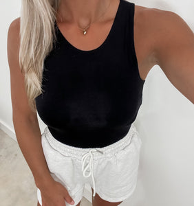 Hannah Basic Black Tank (FINAL SALE)