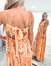 Load image into Gallery viewer, Summer Sunset Orange Floral Maxi