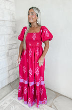 Load image into Gallery viewer, A Little Something Berry Puff Sleeve Maxi Dress