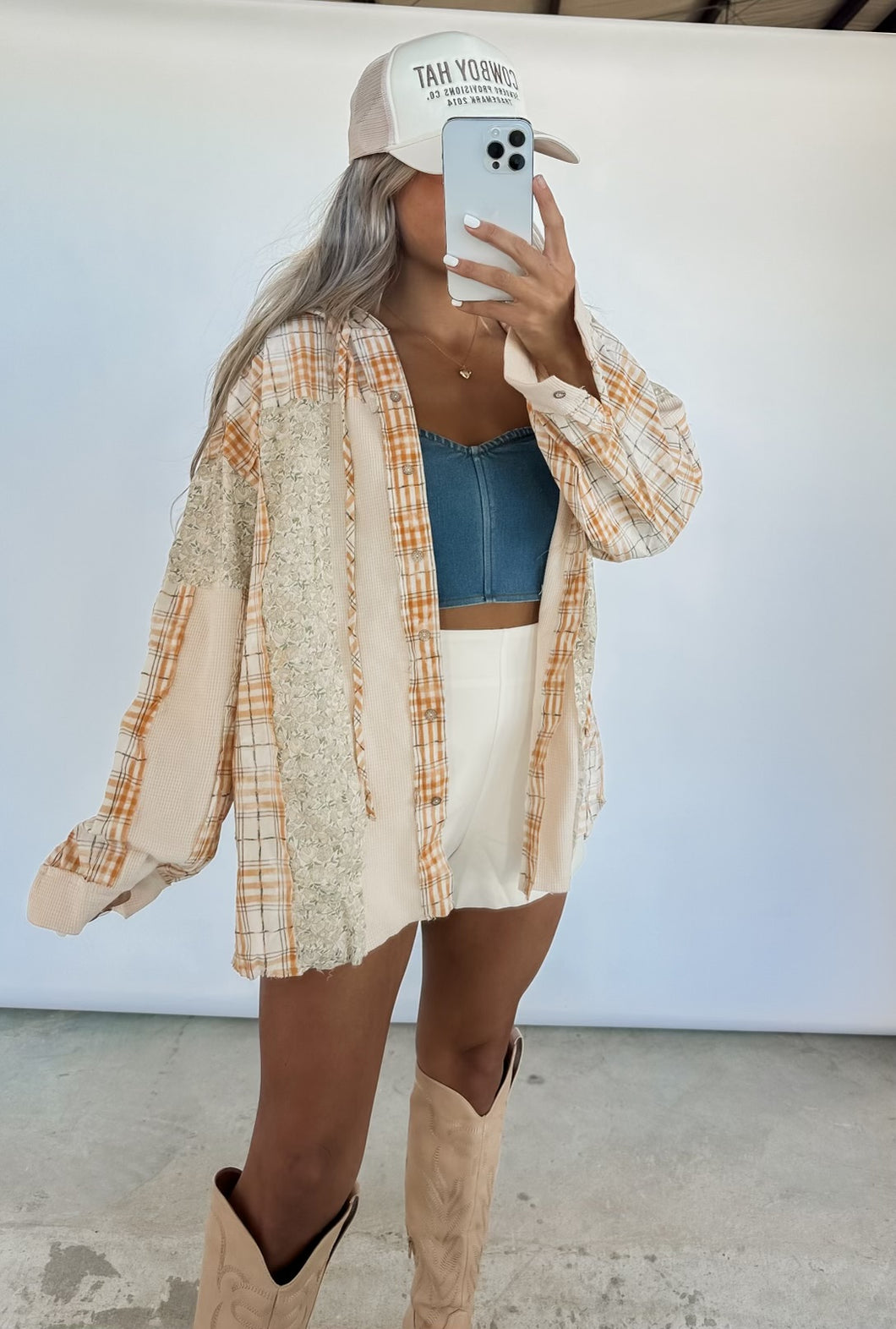 Summer Fun Hooded Flannel Jacket