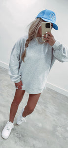 Abbie Casual Gray Sweatshirt