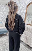 Load image into Gallery viewer, Wherever We Go French Terry Tracksuit Set w/ Piping Trim
