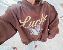 Load image into Gallery viewer, Lucky &amp; Mallard Mock Neck Sweatshirt