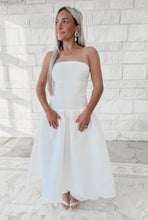 Load image into Gallery viewer, Kiss Me Softly Ivory Strapless Midi