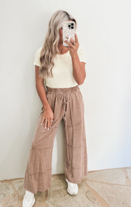 Ella Mocha Casual Pants