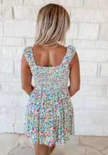 Load image into Gallery viewer, Poppy Ditsy Floral Mini Dress