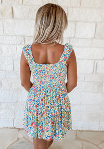 Poppy Ditsy Floral Mini Dress