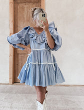 Load image into Gallery viewer, Hazel Blue Mini Dress