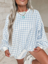 Load image into Gallery viewer, Girls Day Gingham Sweatshirt &amp; Sweat-short Set - Restock