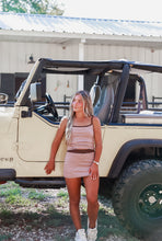 Load image into Gallery viewer, Errand Day Stripe Tank Top &amp; Micro Skort Ribbed Knit Set