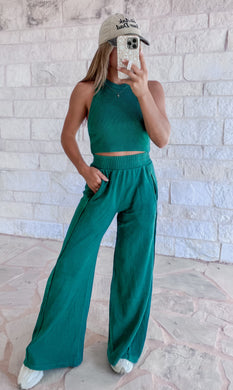 Popular Girl Green Pant Set