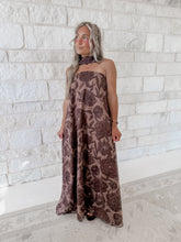 Load image into Gallery viewer, Found In France Floral Print Scarf Maxi Dress