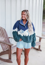 Load image into Gallery viewer, Ainsley Plush Mountain Sherpa Snap Pullover