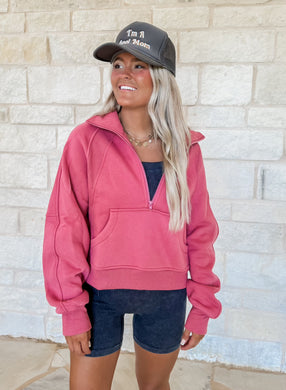 Popular Girl Half Zip