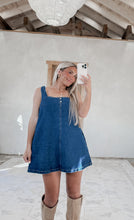 Load image into Gallery viewer, Time After Time Square Neck Denim Dress