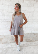 Load image into Gallery viewer, Chandler Mini Dress w/ Built In Romper Liner - H Brown