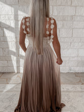 Load image into Gallery viewer, Whispering Woods Ombré Pleated Maxi Dress