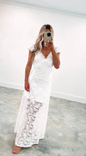 Load image into Gallery viewer, Memory Lane White Lace Maxi