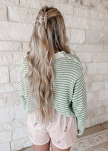 Load image into Gallery viewer, Old Money Striped Sweater Top