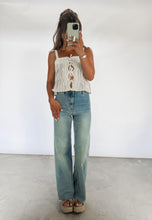 Load image into Gallery viewer, Camden Straight Wide Leg Denim Pants