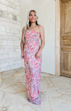 Load image into Gallery viewer, Wild Rose Strapless Maxi