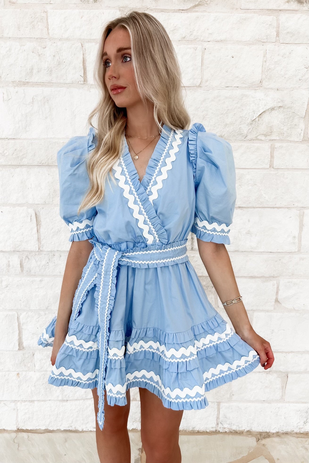Special Sunday Ruffled Mini Dress (FINAL SALE) CK Squared Boutique Special Sunday Ruffled Mini Dress (FINAL SALE) CK Squared Boutique