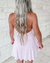 Load image into Gallery viewer, Julie Halter Rib Baby Pink Romper