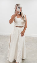 Load image into Gallery viewer, Made My Day Scalloped Edge Top + Midi Skirt Set - Lt. Taupe