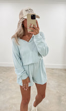 Load image into Gallery viewer, Chloe Blue Romper