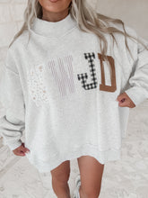 Load image into Gallery viewer, WWJD Embroidered Mockneck Sweatshirt