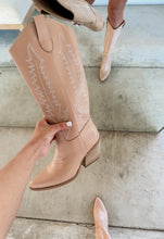 Load image into Gallery viewer, Izabella Nude Cowgirl Boots