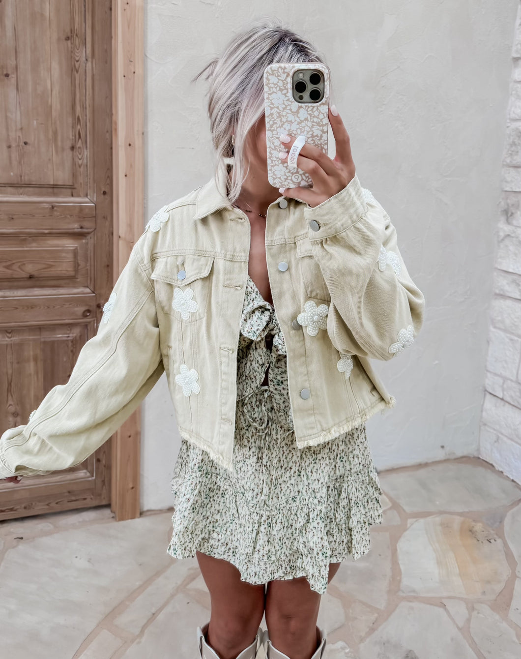 Fall Romance Floral Jacket