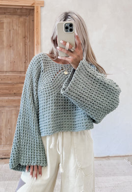 Serena Olive Sweater