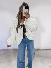Load image into Gallery viewer, Still Thinking About It Chunky Cardigan - Cream/Brown