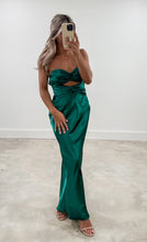 Load image into Gallery viewer, India Twist Front Green Maxi