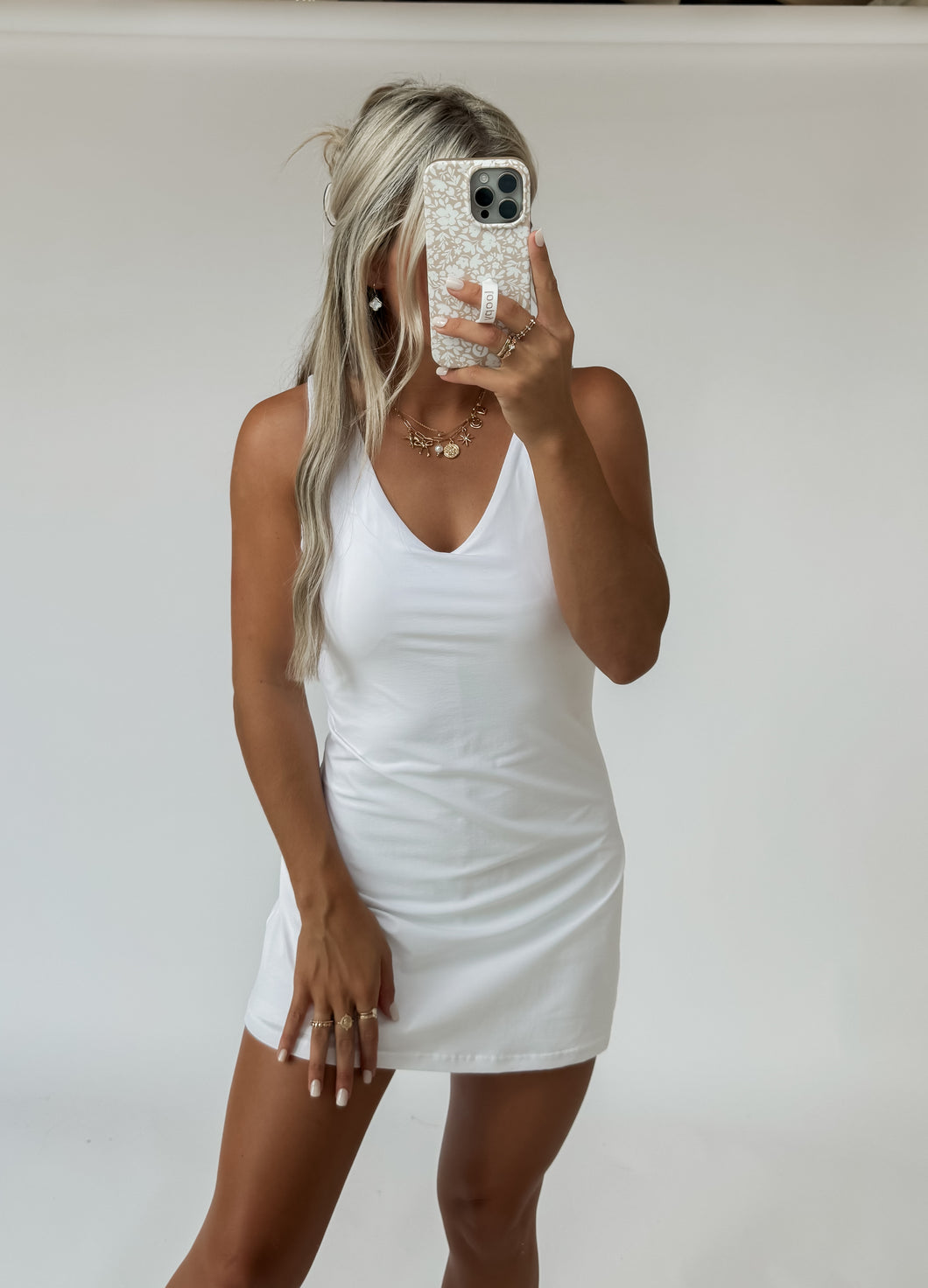 Game On White Active Dress