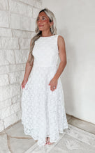 Load image into Gallery viewer, Proud Moment White Floral Midi