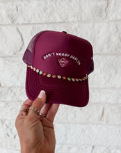 Load image into Gallery viewer, Don’t Worry Darlin’ Trucker Hat (chain not included)