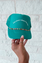 Load image into Gallery viewer, Nicer When I’m Tan Trucker Hat (flower chain not included)