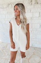 Load image into Gallery viewer, Tori Taupe Knit Romper